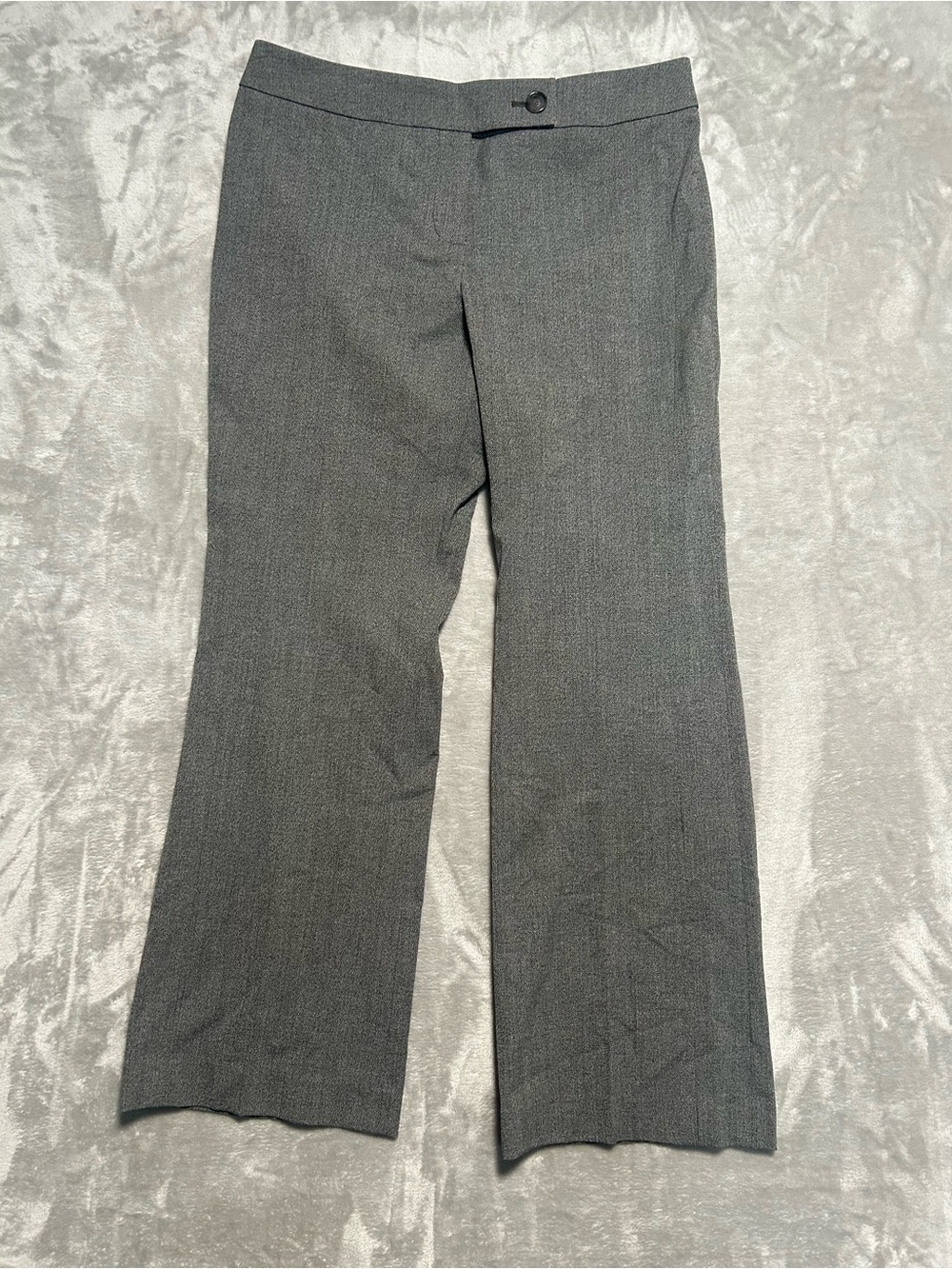 Loft Straight Leg Dress Pants Women’s 10P Petite Gray Office Career